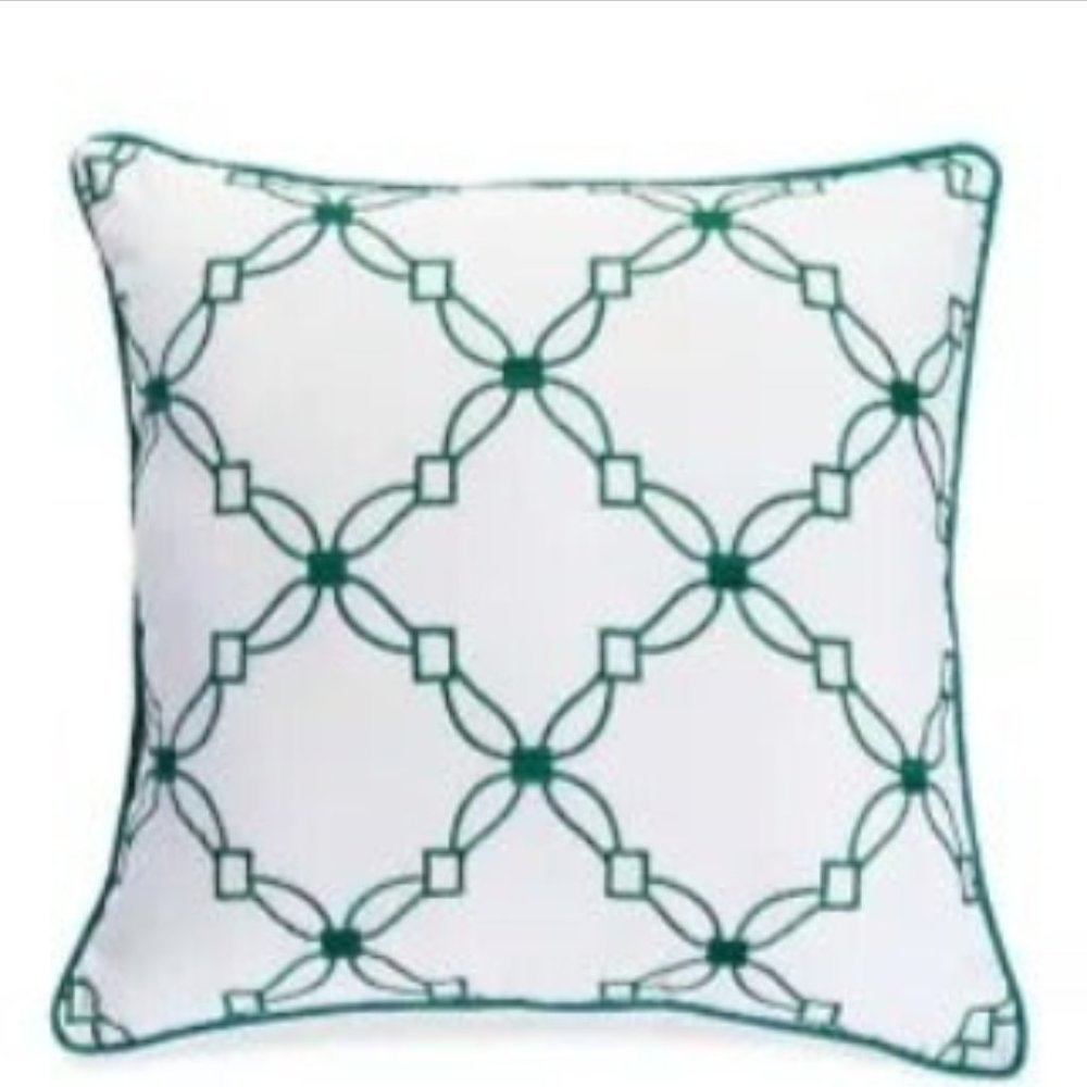 Modern. Southern. Home.18 in x 18 in Chain Stitch Pillow - BRAND NEW